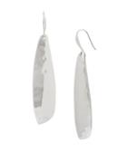 Lord Taylor Fade Away Crystal Hammered Drop Earrings