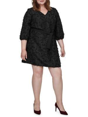 Junarose Plus Maddin Three-quarter Sleeve Dress
