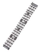 Givenchy White Pearl 6-8mm And Hematite Drama Flex Bracelet