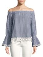 T Tahari Delphine Off-the-shoulder Blouse