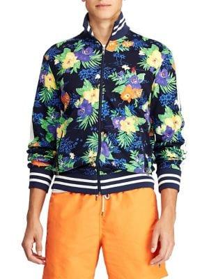Polo Ralph Lauren Printed Cotton Track Jacket