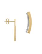 Lord & Taylor 14k Double Bar Earring