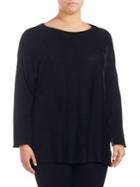 Context Plus Pleated High-low Pullover