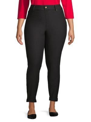 Hue Plus Denim Skimmer Pants