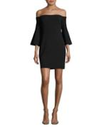 Cynthia Steffe Crepe Off-the-shoulder Dress