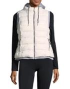 Calvin Klein Performance Contrast-layer Down-filled Vest