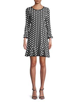 Michael Michael Kors Dot-print Shift Dress