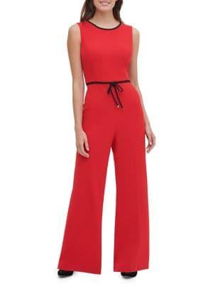 Tommy Hilfiger Sleeveless Wide-leg Jumpsuit