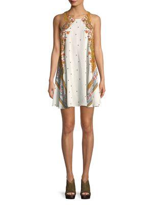 Free People Printed Cotton A-line Dress