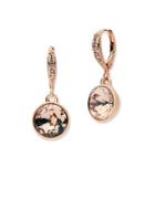 Givenchy Rose Goldplated Drop Earrings