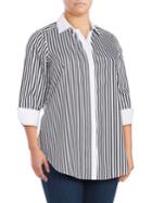 Foxcroft Ivy Johnny Stripe Cotton Shirt