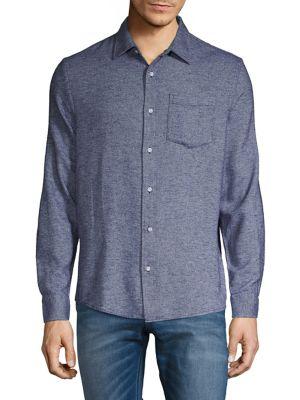 Core Life Textured Long-sleeve Shirt