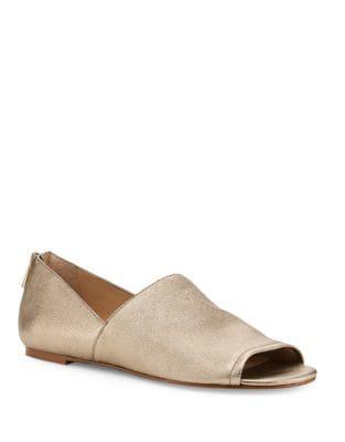 Botkier New York Maxine Metallic Leather Flats