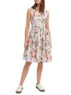 French Connection Armoise Floral Pleated Dress