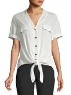 Highline Collective Front Knot Button-down Shirt
