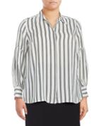 Vince Camuto Plus Puff Sleeve Blouse