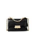 Michael Michael Kors Extra-small Cece Chain Snakeskin-embossed Leather Crossbody Bag