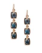 Vince Camuto Bioluminescence Fashion Crystal Three-stone Drop Earrings