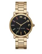 Marc Jacobs Classic Goldtone Stainless Steel H-link Bracelet Watch