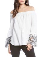 Karen Kane Long-sleeve Off-the-shoulder Top