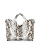Vince Camuto Lonna Snakeskin Printed Tote