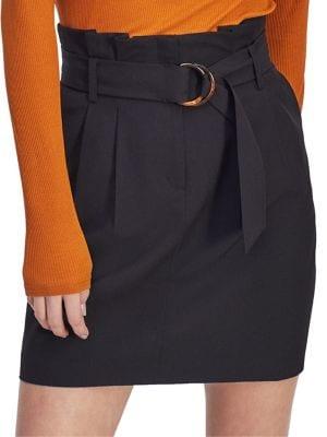 Miss Selfridge D-ring Paperbag Skirt