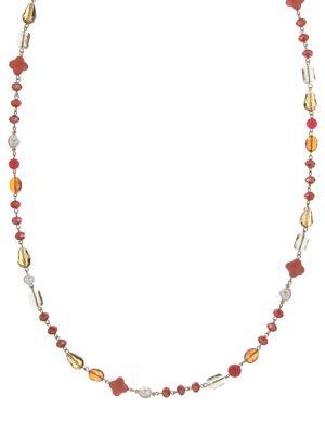 Laundry By Shelli Segal Crystal Mixed Bead Necklace