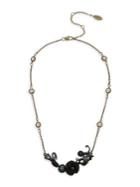 Miriam Haskell Flower Cluster Frontal Necklace