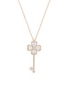 Deary Swarovski Crystal Key Pendant Necklace