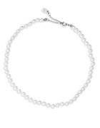 Lauren Ralph Lauren Social Set 6mm Pearl Silvertone Necklace