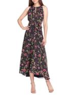 Tahari Arthur S. Levine Floral Halterneck Midi Dress