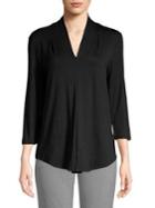 Cable & Gauge Classic V-neck Top