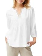 Tommy Bahama Luxe Linen Embellished Tunic