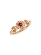 Le Vian 14k Strawberry Gold, Raspberry Rhodolite & Nude Diamonds Ring