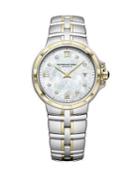 Raymond Weil Parsifal Two-tone Stainless Steel, Mother-of-pearl And Diamond Bracelet Watch