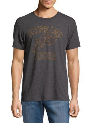 Lucky Brand Running Heathered Tee