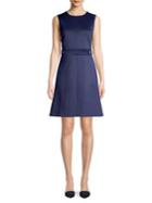 Michael Michael Kors Petite Sleeveless Scuba A-line Dress