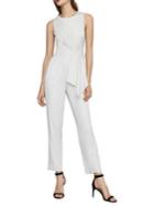 Bcbgmaxazria Metallic Pleated Front Jumpsuit
