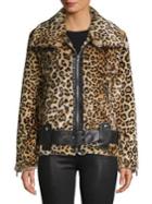 Blank Nyc Leopard Faux-fur Jacket