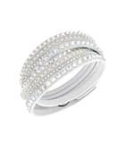 Slake Swarovski Crystal White Wrap Bracelet