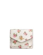 Coach Floral Canvas Small Wallet