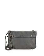 Jessica Simpson Logo Vegan Leather Crossbody Bag