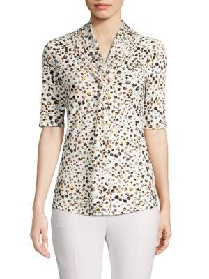 Premise Twist-front Printed Top