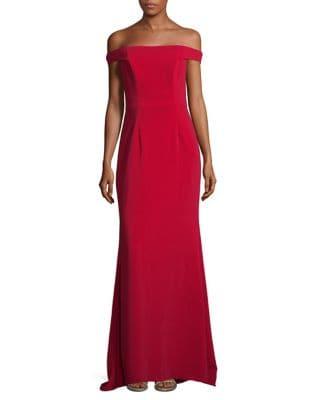 Carmen Marc Valvo Infusion Off-the-shoulder Sheath Dress