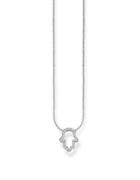 Thomas Sabo Sterling Silver Hand Of Fatima Pendant Necklace