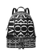 Michael Michael Kors Medium Rhea Logo Leather Backpack