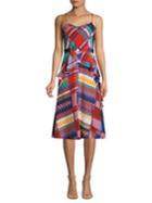 Diane Von Furstenberg Josie Print Silk A-line Dress
