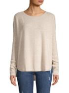 Lord & Taylor Petite Hi-lo Curved-hem Cashmere Sweater