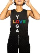 Suburban Riot Love Yoga Muscle Tank Top