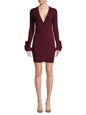 Cmeo Collective Autonomy Envision Knit Mini Sweater Dress